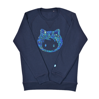 Astro Organic Sweatshirt - Navy