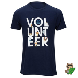 10M Hours Unisex Volunteer Employee T-shirt