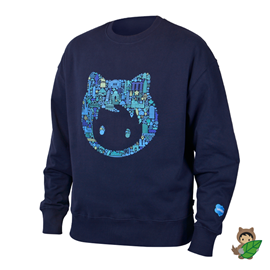 Astro Organic Sweatshirt - Navy