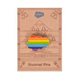 Salesforce Cloud Pride Lapel Pin