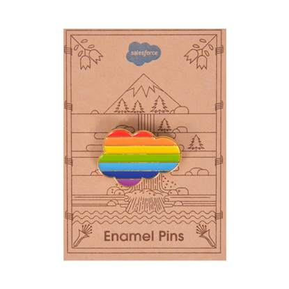 Salesforce Cloud Pride Lapel Pin